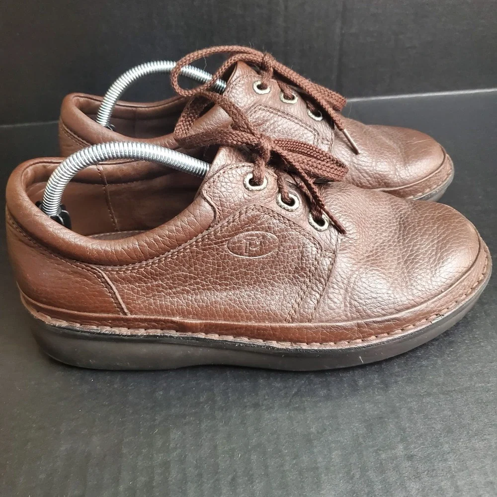 Propet Villager Men's‎ Oxford Shoe Orthotic Comfort Brown Leather 9.5 X Wide 3E